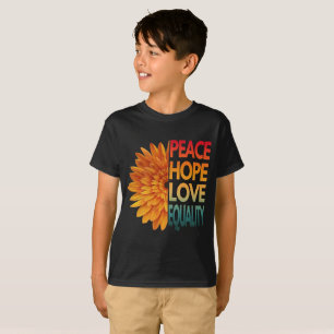 T-Shirt PAIX AMOUR ESPOIR ÉGALITÉ