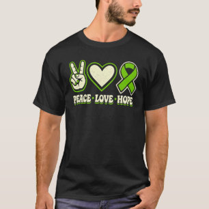 T-shirt Paix Amour Espoir Santé Mentale Sensibilisation Ve