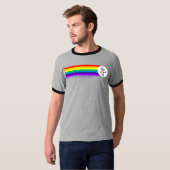 T-shirt Paix, amour et robots (Devant entier)