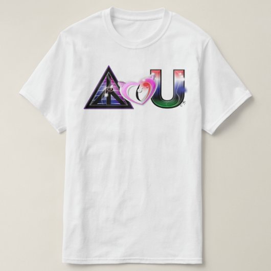 T-SHIRT PAIX AMOUR ET UNITÉ (Design devant)