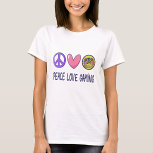 T-shirt Paix Amour Gaming