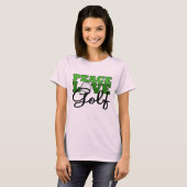 T-shirt Paix, Amour & Golf (Devant entier)
