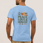 T-shirt Paix, Amour & Howdy (Dos)