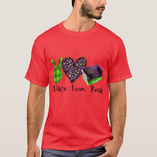T-shirt Paix Amour Lecture famille