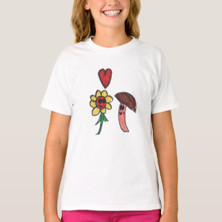 T-shirt paix AMOUR ! & plante