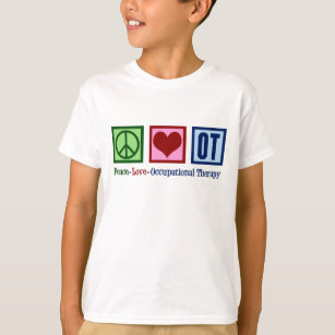 T-shirt Paix Amour Professionnel Enfants