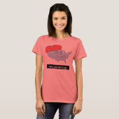 T-shirt Paix. Amour. Soins de santé. Titre (Devant entier)