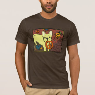 T-shirt Paix de bouledogue français