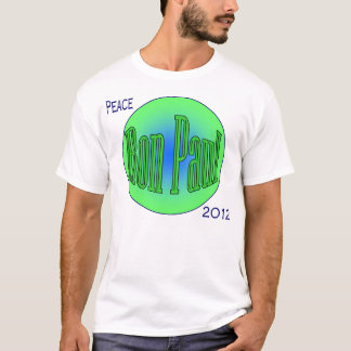 T-shirt Paix de Ron Paul sur Earch