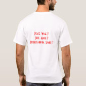 T-shirt Paix de salaire (Dos)