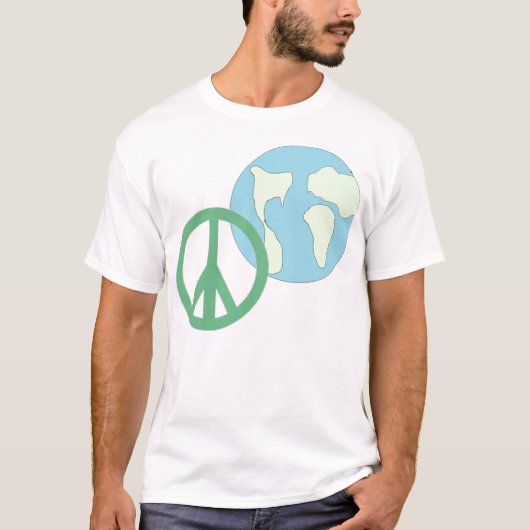 T-shirt Paix du monde (Devant)