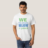 T-shirt Paix : élection (Devant entier)