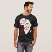T-shirt Paix en Afrique (Devant entier)