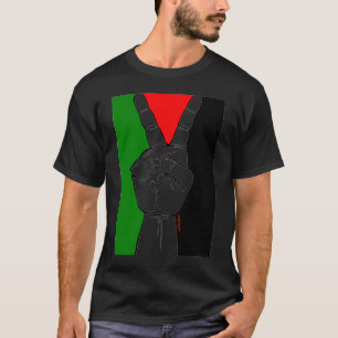 T-shirt Paix en Palestine (noir)