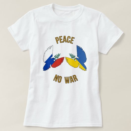 T-shirt Paix en Ukraine (Design devant)
