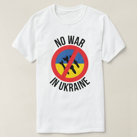 T-shirt Paix en Ukraine (Design devant)