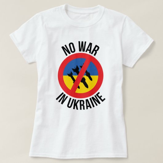 T-shirt Paix en Ukraine (Design devant)