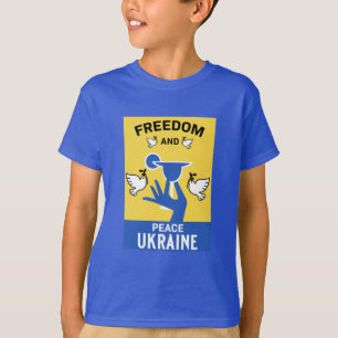 T-shirt Paix En Ukraine - Amour Et Soutien