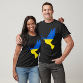 T-shirt Paix En Ukraine Dove. Soyez Avec L'Ukraine. Suppor (Unisexe)