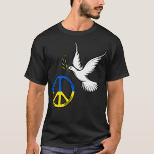 T-shirt Paix en Ukraine Je me tiens contre Ukraine Ukraine