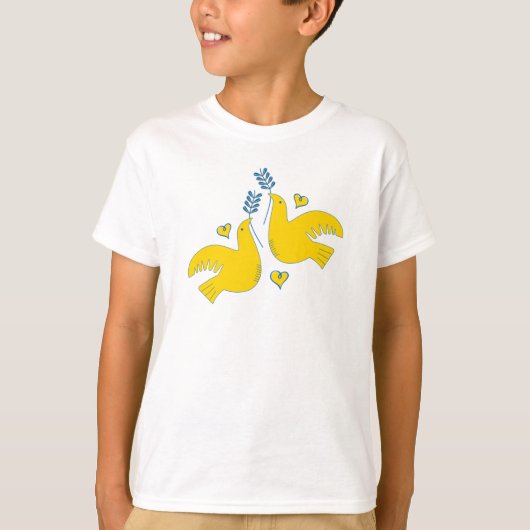 T-shirt Paix et amour (Devant)