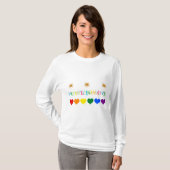 T-shirt Paix et amour (Devant entier)