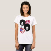 T-shirt paix et amour (Devant entier)