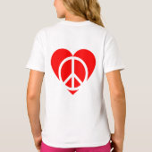 T-shirt Paix et Amour (Dos)