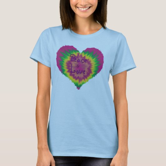 T-shirt paix et amour (Devant)