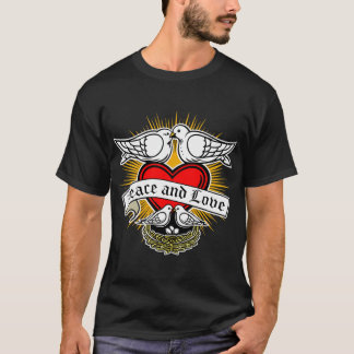 T-shirt Paix et Amour