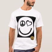 T-shirt Paix et amour (Devant)
