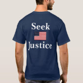 T-shirt Paix et justice (Dos)