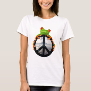 T-shirt paix frog1