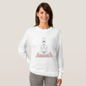 T-shirt Paix Intérieure, Chat Extérieur (Devant entier)
