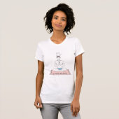 T-shirt Paix Intérieure, Chat Extérieur (Devant entier)
