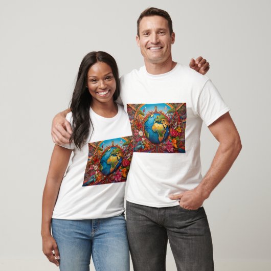 T-SHIRT PAIX MONDIALE (Unisexe)