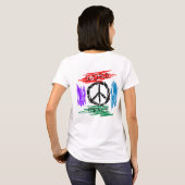 T-shirt paix mondiale (Dos entier)