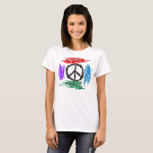T-shirt paix mondiale (Devant entier)