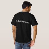 T-shirt Paix mondiale (Dos entier)