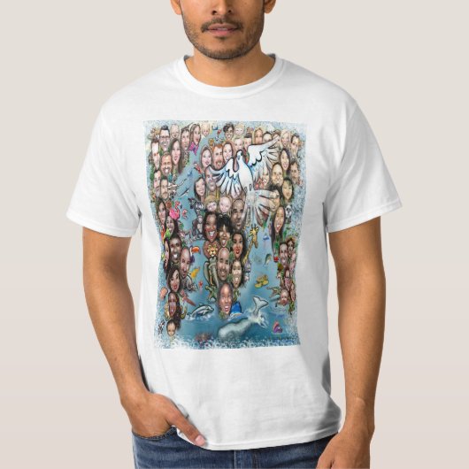 T-shirt Paix mondiale (Devant)