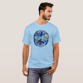 T-shirt Paix mondiale (Devant entier)