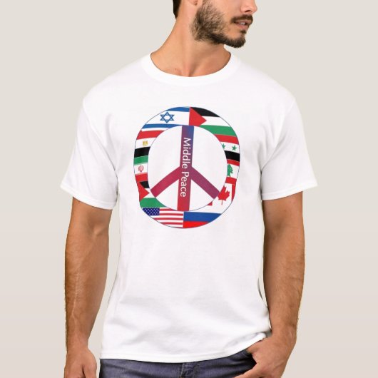 T-shirt Paix moyenne (Devant)