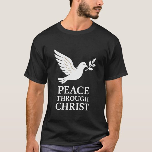 T-shirt Paix par Christ (Devant)