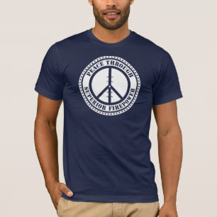 T-shirt Paix par la puissance de feu supérieure