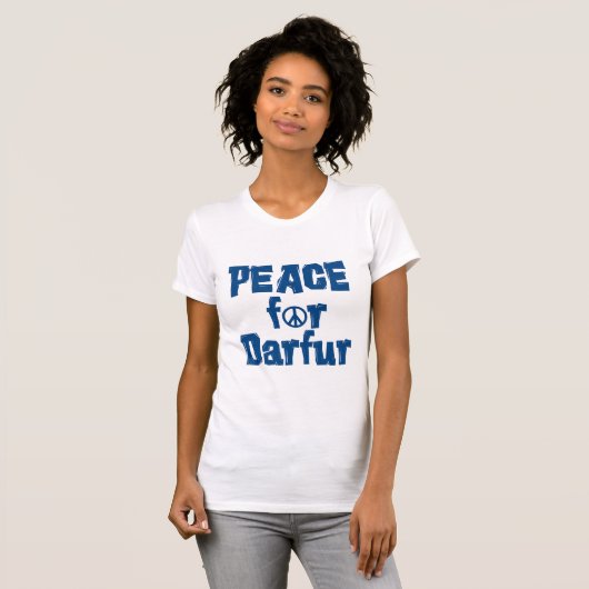 T-shirt Paix pour le Darfour 2 (Devant entier)