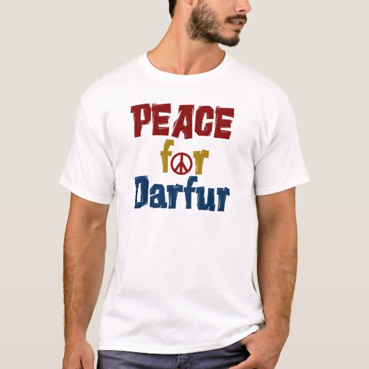 T-shirt Paix pour le Darfour 5 (Devant)
