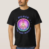 T-shirt Paix pour le monde ☮ (Devant)