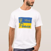 T-shirt "Paix pour l'Ukraine" (Devant)