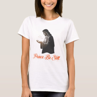 T-shirt "Paix, Restez" Jésus avec l'étoile directrice