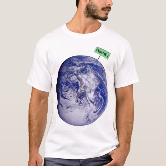 T-shirt paix sur terre (Devant)